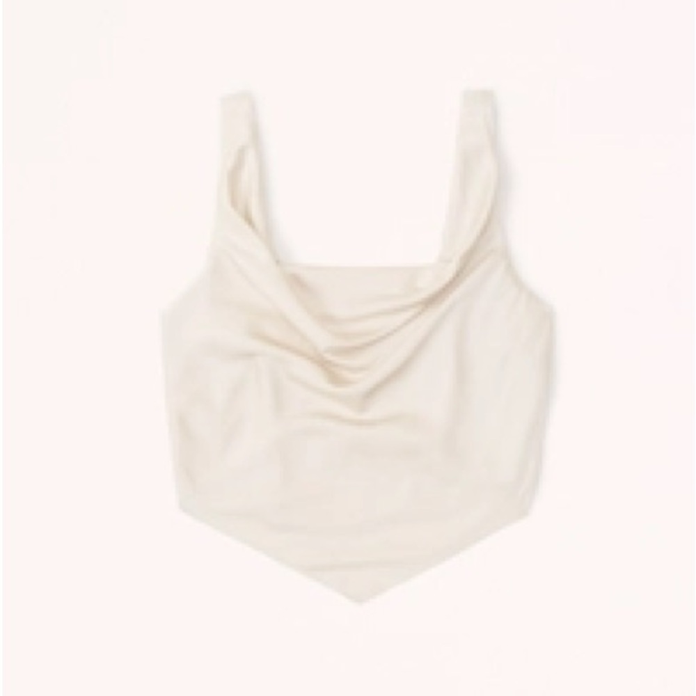 NWT - Abercrombie Draped Cowl Neck Tank Top
